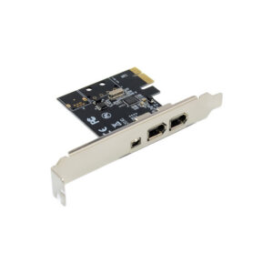 e9d3248ef4eca3c2 PCIe X1 3 Ports Firewire 4pin 9pin Expansion Card PCI Express 1394B 1394A VIA VT6315 Chipset Adapter PCI-E 1X to 1394 Soundcard