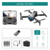 e9d457bd9a4f6c52 Professional S8S RC Drone Brushless 8K Three ESC Camera Optical Flow 360° Obstacle Avoidance Headless Mode Foldable Quadcopter