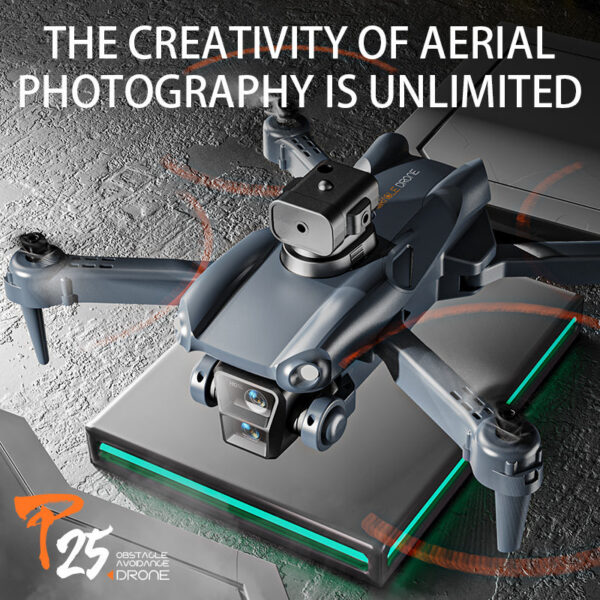 e9d929fb55f35fa4 KBDFA P25 Drone 4K 8K HD Camera Aerial Photography Foldable RC Quadcopter Obstacle Avoidance Mini UAV Remote Control Toys