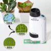 e9da3d9917890ad0 Handheld Microscope Kit Lab LED Light 60X to 120X Home School Biological Science Educational Toys For Children Birthday Gift