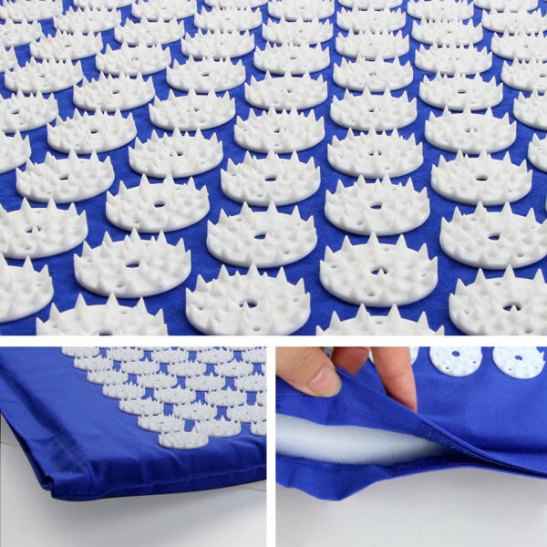 e9dd99e428798ccb 62*38cm Massager Cushion Massage Mat Acupressure Relieve Back Body Pain Spike Mat Acupuncture Yoga Mat/Pillow