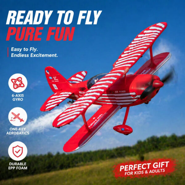 e9f72e26137201cd New WLtoys Remote-Controlled Aircraft Brushless Motor 3D/6G with Gyroscope Dual Wings Four Channel Airplane Boy Toy Gift