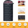 ea06c064340ac56c Poepore Schlafsack Outdoor Winter für Erwachsene Extra Breit 3-4 Jahreszeiten XXL Schlafsäcke Warmer Baumwolle Flanell Deckenschlafsack beim Camping Wandern Abenteuern 230 * 100CM