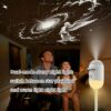 2-in-1 Mini Galaxy Star Projector Night Light – Starry Sky Ambient Lamp for Bedroom Sleep & Decoration