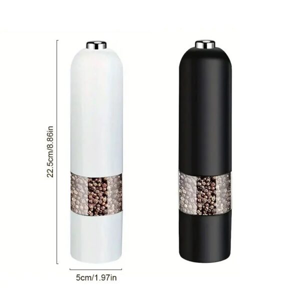 ea22b31bd4e9ac87 Automatic Electric Pepper Grinder Salt Mill-Adjustable Spice Crusher Forkitchen Gadgets And Supplies-Reusable