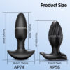 APP Control Rotation Butt Vibrator Women 360° Wiggle Prostate Massager Anal Plug Gay Sex Toy for Men