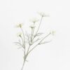 ea4ef847e19ccb45 2 Pcs Artificial Fake Flowers Plants Cosmos Silk Flower Arrangements Wedding Bouquets Decorations Plastic Floral Table Centerpieces for Home Kitchen Garden Party Decor Approx 23.6'' High - White