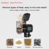 ea54e10218e53543 Jebao Jecod New Aquarium Tank Intelligent Automatic Feeder Digital Timing Wifi Wireless Remote Control Fish Feeding