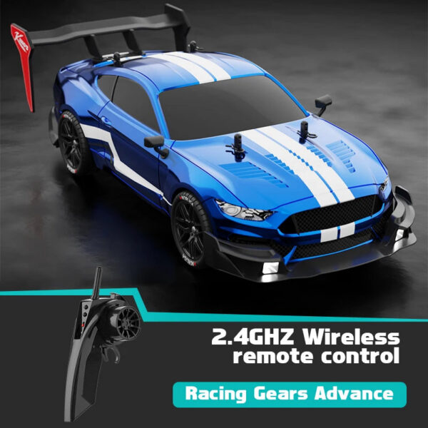 ea553764826c45bd 40KM/H Remote Control Car Rechargeabl Racing Drift Electric Graffiti RC Cars Birthday Toys for Boys