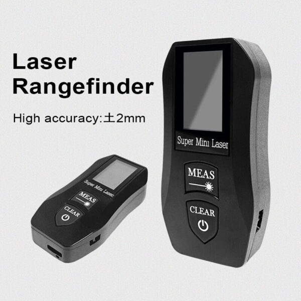 ea59066c7d91904a Pracmanu 30M Digital Distance Meter High Precision Mini Laser Rangefinder USB Rechargeale Measurement Tool