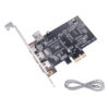 ea640b40aadd44fe PCIe Firewire PCI-E 2A+1 Mini-A 1394A Video Capture Card VIA VT6308P Chip Support IEEE1394 400 Mbit 2+1 Port PHY