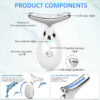 eaad3d57fc791222 Dropshipping Facial Massager Neck Facial Beauty Device Lifting Tighten Skin Care Tool