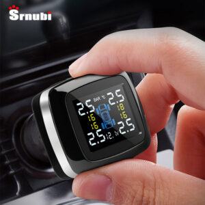 Car Cigarette Lighter Wireless Universal TPMS USB Digital tpms Tire Pressure Alarm System 4 External Internal Sensor