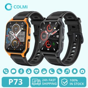 COLMI P73 1.9" Outdoor Military Smart Men Bluetooth Call Smartwatch For Xiaomi Android IOS, IP68 Waterproof Fiess Watch