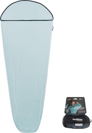Naturehike Hüttenschlafsack Seidenschlafsack Seide Ultraleicht Schlafsack Inlet Hohe Elastizität und Reißfestigkeit 360g für Sommer, Rucksackreise, Hotels und Hütte
