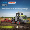 eacc3f4a01dd3860 Cada 1336pcs 1:32 Famous CLAAS City Agricultural Vehicle Building Block MOC Bricksley Design Truck Bricks Toys Children Gifts