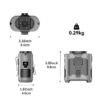 eacdf4749ccd90fc 20000mAh Portable Waist Hanging Neck Fan Strong Wind with Power Bank LED Lighting for Sports Courier Outdoor Working
