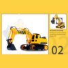 Double E RC Excavator Truck 11CH crawler Tractor Model Engineering Car 2.4G Radio Remote Controlled Electric hine Kid Toy