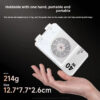 eaebe42c54fb6e5a 40W Mini Portable LED Fill Video Light with Built-In Rechargeable Battery Fill Light for Mobile Phone Charging PD
