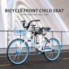eaebedc4ff9cf958 Child Bike Seat, Kids Bike Seat with Guardrail, High Seat Cushion Backrest Mountain Bike Child Bike Seat, Bicycle Child Safety Seat for Children from 1 to 5 Years Old