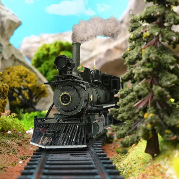 eaf39fc29d4a3e20 Piececool Puzzle 3d Metal Mogul Locomotive 282Pcs Assembly Model Building Kit DIY Toys for Adult