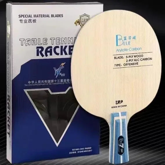 eafc1d02f108b60b 729 Blue ALC Carbon Table Tennis Blade Professional Offensive Ping Pong Blade 5+2 External ALC for Quick Attack with Loop