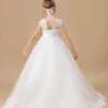 Kids' Princess Flower Girl Dress Wedding Ceremony First Communion Banquet Prom Night Celebration Event Ball Evening-Gown Party