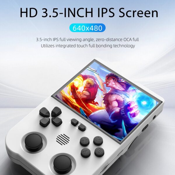 eb3377574496a933 Ampown XU10 Handheld 3.5" IPS Screen 3000mAh Battery Linux System Miyoo RG35XX Portable Video Game Console Kid Gift