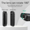 eb3861883f78b4e9 HD 1080P Mini Bicycle Stand Law Enforcement Recorder Detection Magnetic Function Outdoor Sports Camera