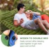 eb46263608e6daf6 WESTTUNE Outdoor Camping Inflatable Mattress Thicken Sleeping Pad with Built-in Pillow & Pump Air Mat for Travel Hiking Climbing