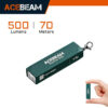 eb5f7bec98c5ef71 ACEBEAM Keychain Flashlight Keylite 500 EDC Rechargeable Flashlights With Self Defense Strobe Mode Dual LED Light Camping Work