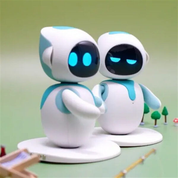 Original Eilik Smart Electronic Automation Ai Robot Emotional Interaction Vocal Multiple Mode Cute Blue and Pink Gift