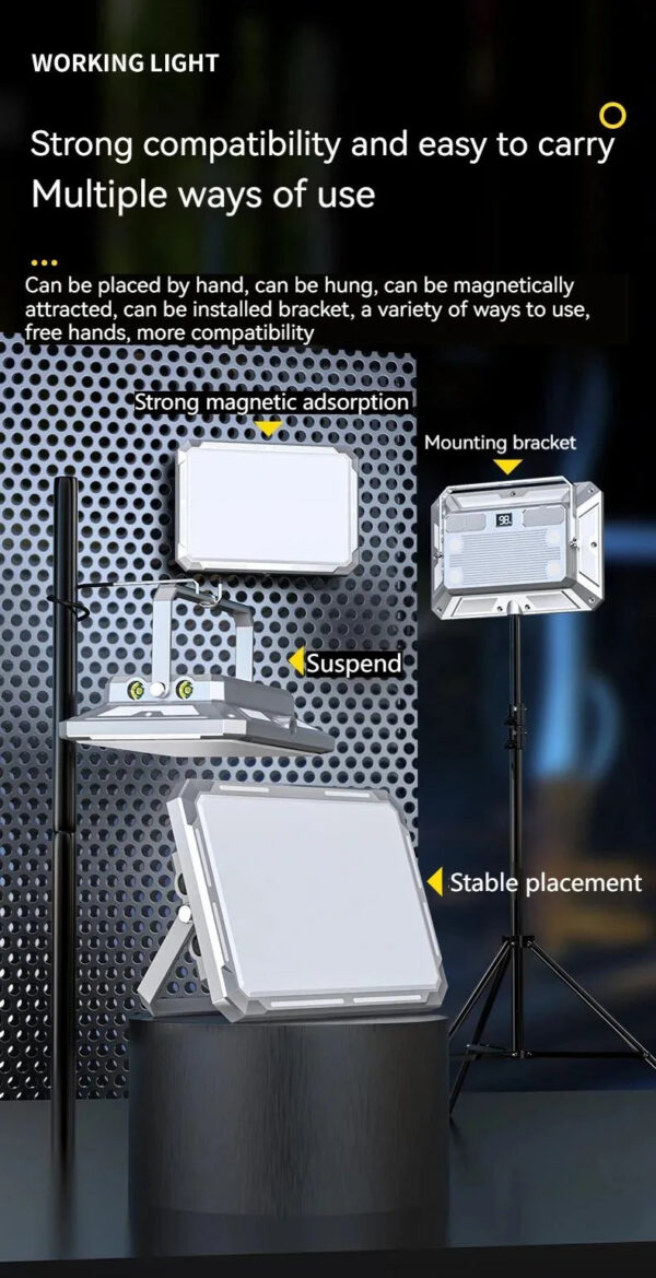 eb803cbd37ed5ade LED Camping Tent Light Rechargeable Searchlight High Power Outdoor Emergency Lighting Waterproof Portable Hanging Night Lamps