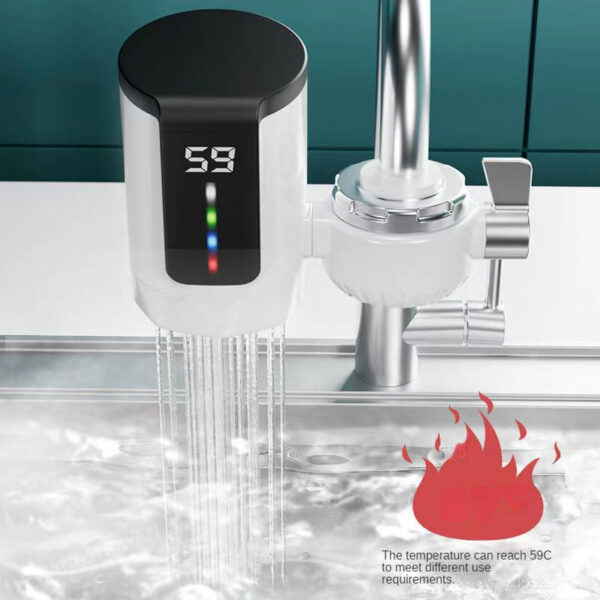 eb83232110fc083c Instant Hot Tap Fast Instantaneous Thermostat for Water Heater 3000w Electrical Faucet Temperature Display