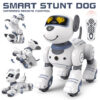 Funny RC Electronic Stunt Voice Command Programmable Touch-sense Music Song Robot Dog for Children's Toys
