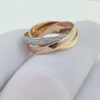 ebc2ade85149fb4f Sterling Sier High Quality Exquisite Diamond Tricolor 3-in-1 Ring for Women Fashion Classic Jewelry Party Gift