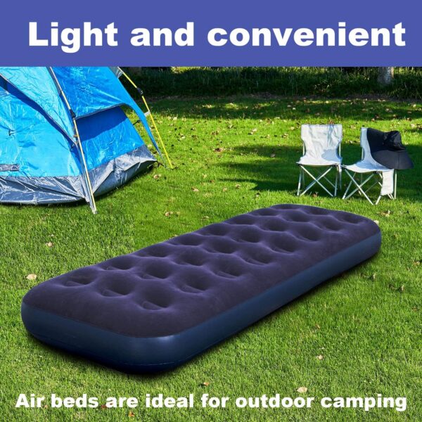 DIMAR GARDEN Queen Size Camping Air Mattress Inflatable Bed with Pillow,Include Hand Pump