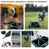 ebd4362d94fcbe11 Football Footstep Mat Mat-Silent Shock Absorption Props Sports Soccer Tool Suitable for Indoor Home Training