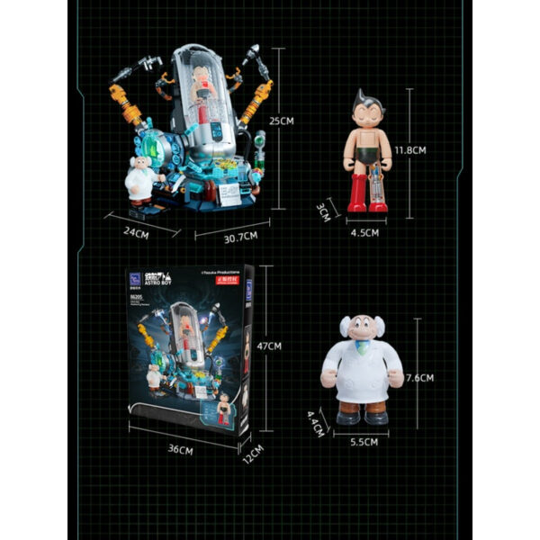ec08f94addc400e2 Pantasy Astro Boy Block Kit Awakening Moment Diy Cartoon Robot Puzzle Building Model Toys Collection Desktop Ornaments