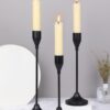 ec1480a48294eb09 3Pcs/Set European Style Metal Holders Fashion Wedding Table Candle Stand Exquisite Candlestick Christmas Tabl