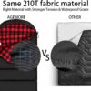 AGEMORE Cotton Flannel Sleeping Bag for Adults, Lightweight XXL Cotton Sleeping Bag for Camping Backpacking or Hiking, Water Resistant 3-4 Season Sleeping bag for Warm & Cool Weather