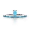 ec2498ea990157ff Modian 100% 925 Sterling Silver Classic Exquisite Circle Turquoise Charm Stackable Finger Ring For Women Trendy Fine Jewelry