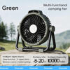 ec2d8baf0792ce73 Portable 6 in 1 Outdoor Camping Fan 20000mAh Rechargeable Wireless Tent Ceiling Fan 4 Speed Adjustment LED Lighting Power Bank