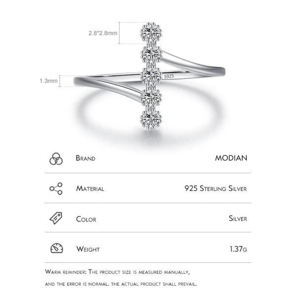 ec2e743d9cce2856 MODIAN Authentic 925 Sterling Silver Fashion Delicate Finger Rings For Women Wedding Engagement Fine Jewelry Anel Accessories