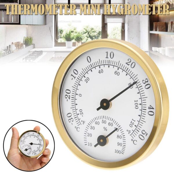 Mini Pointer Type Hygrometer Indoor Room Electronic Temperature Humidity Meter Sensor Gauge For Home Thermometer