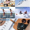 4K Digital for Photography and Video Autofocus Anti-Shake 48MP Compact Vlogging Camera 3'' 180° Flip Screen with Flash