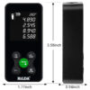 ec47b3f2a491446c HILDA 50M/100M Rangefinder Red/Green Light Distance Digital Tape Rechargeable and Measurable Angle Laser Measure