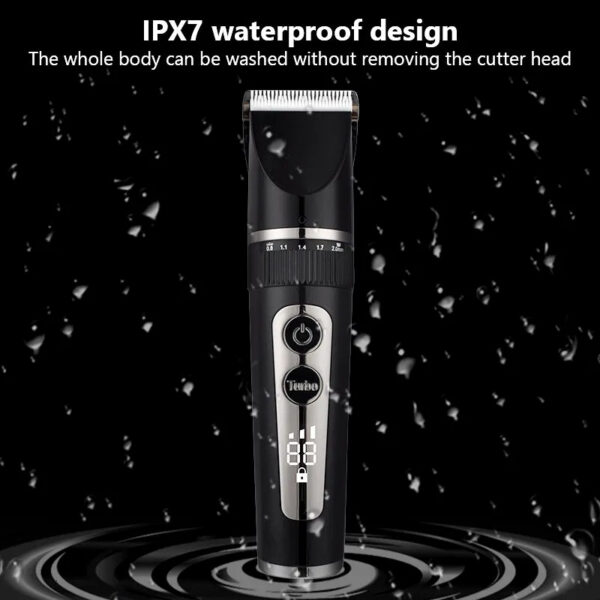 Electric Shavers Professional Hair Clipper For Men Rechargeable Razor Trimmer Cutting hine Beard Fast Charging 221203