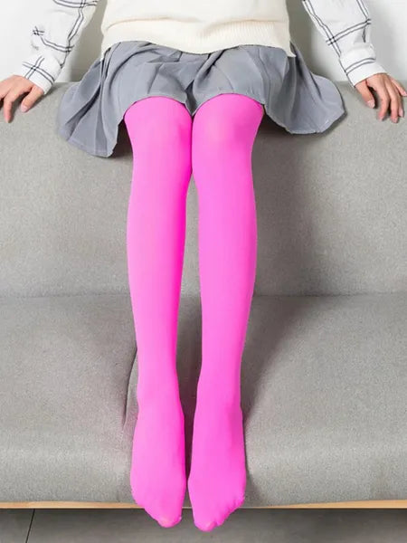 Women Socks 120D Candy Colors Women's Tight Hight Pantyhose Multicolour Veet Sexy Spring And Autumn Long Stockings