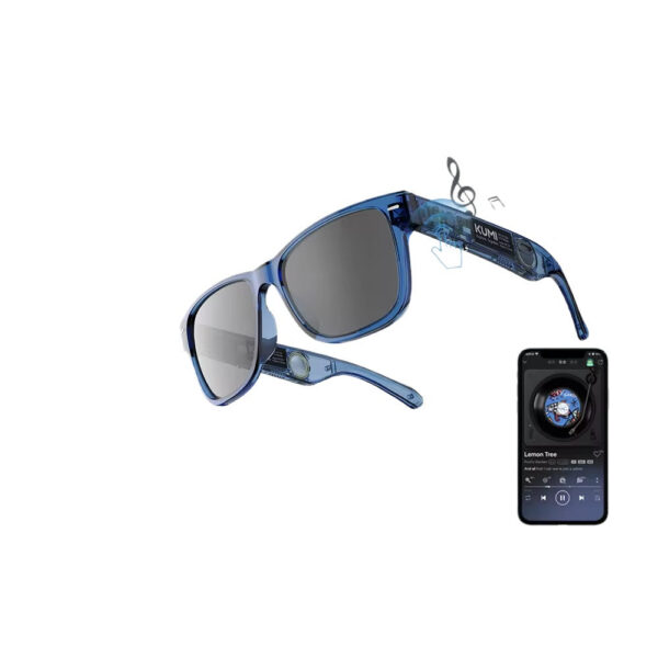 ec604e33798d9c56 KUMI Meta V1 Smart Glasses Polarized Sunglasses Bluetooth glasses IPX4 Waterproof Open Ear Headphones Bluetooth Phone Call